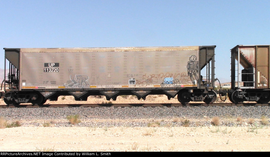 WB Unit Loaded Open Hooper Frt at Erie NV W-MdTrnSv-pshrs -50